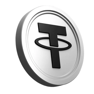Illustrazione della coin Tether USDT nell'area informativa della piattaforma